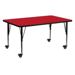 Emma And Oliver Mobile 24x60 Rectangle HP Laminate Preschool Activity Table 5 Emma And Oliver Mobile 24x60 Rectangle HP Laminate Preschool Activity Table -Home office GUEST 00829f92 1528 412e b5f3 27e1800d476e
