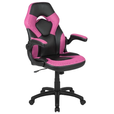 Emma And Oliver Gaming Racing PC Chair With Flip-up Arms 13 Emma And Oliver Gaming Racing PC Chair With Flip-up Arms - Image 13