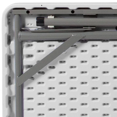 Emma And Oliver 34.5" Square 4-Player Folding Card Game Table With Green Felt And Cup Holders 4 Emma And Oliver 34.5" Square 4-Player Folding Card Game Table With Green Felt And Cup Holders - Image 4