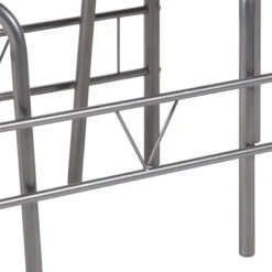 Emma And Oliver 3 Piece Black Glass Space-Saver Bistro Set With Padded Chairs -Home office GUEST 031a39c9 8dcd 47b4 a886 8a3aecb854bd