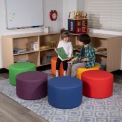 Emma And Oliver Soft Seating Flexible Circle For Classrooms - 12" Seat Height -Home office GUEST 04438728 9a40 4525 b351 524d5b8f0a61