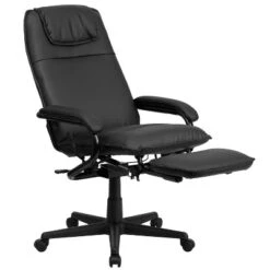 Emma And Oliver High Back Black LeatherSoft Executive Reclining Ergonomic Office Chair With Arms -Home office GUEST 05ba5d80 28f8 4320 8935 25dc2409bc87