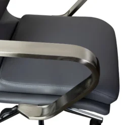 Emma And Oliver Modern Upholstered Mid-Back Home Office Chair With Arms And 5 Star Base -Home office GUEST 0731fdbb 6fd1 4dc9 8022 4b0a6e3c1e0e