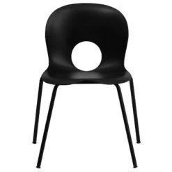 Emma And Oliver Multipurpose Designer Plastic Cafe Stack Chair -Home office GUEST 07653180 36a8 43da 8f64 7900d28d67f0