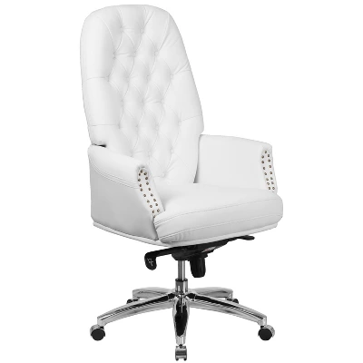 Emma And Oliver High Back Traditional Button Tufted Multifunction Swivel Ergonomic Office Chair 12 Emma And Oliver High Back Traditional Button Tufted Multifunction Swivel Ergonomic Office Chair - Image 12