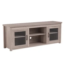 Emma And Oliver TV Stand For Up To 80" TV's - 65" Media Console With Classic Full Glass Doors & 3 Adjustable Shelves -Home office GUEST 0baa4312 42d6 4d2c 9210 810f1ddf529f