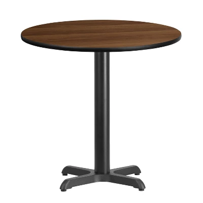 Emma And Oliver 30" Round Laminate Table Top With 22"x22" Table Height Base 4 Emma And Oliver 30" Round Laminate Table Top With 22"x22" Table Height Base - Image 4