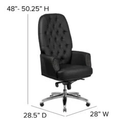 Emma And Oliver High Back Traditional Button Tufted Multifunction Swivel Ergonomic Office Chair 16 Emma And Oliver High Back Traditional Button Tufted Multifunction Swivel Ergonomic Office Chair -Home office GUEST 1571be24 5aae 45a8 a652 74f11fafd301