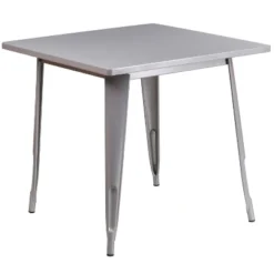 Emma And Oliver Commercial Grade 31.5" Square Colorful Metal Indoor-Outdoor Dining Table 25 Emma And Oliver Commercial Grade 31.5" Square Colorful Metal Indoor-Outdoor Dining Table -Home office GUEST 1630313c 0df1 4ce0 919f e55b0e346cbf