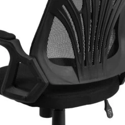 Emma And Oliver Mid-Back Designer Black Mesh Swivel Task Office Chair With Open Arms 13 Emma And Oliver Mid-Back Designer Black Mesh Swivel Task Office Chair With Open Arms -Home office GUEST 172a1304 ef55 4d73 929d e4b79e436143
