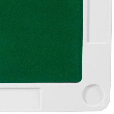Emma And Oliver 34.5" Square 4-Player Folding Card Game Table With Green Felt And Cup Holders 5 Emma And Oliver 34.5" Square 4-Player Folding Card Game Table With Green Felt And Cup Holders - Image 5