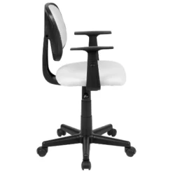 Emma And Oliver Pivot Back Mesh Swivel Task Office Chair With Arms -Home office GUEST 183c6bf5 1f62 4e06 93d1 2f7b0e45b918