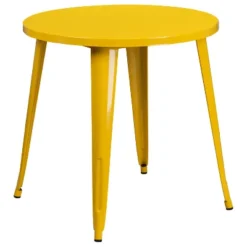 Emma And Oliver Commercial Grade 30" Round Colorful Metal Indoor-Outdoor Dining Table 23 Emma And Oliver Commercial Grade 30" Round Colorful Metal Indoor-Outdoor Dining Table -Home office GUEST 1a45d58d be78 4e48 8e33 956078471dad