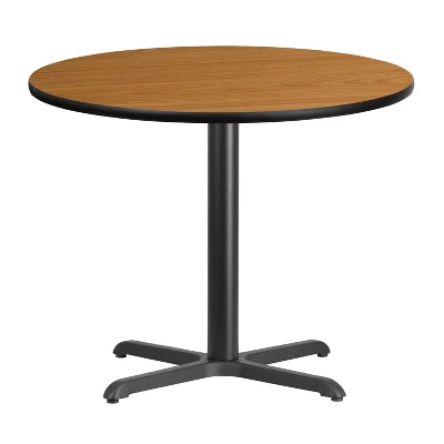 Emma And Oliver 36" Round Laminate Table Top With 30"x30" Table Height Base 3 Emma And Oliver 36" Round Laminate Table Top With 30"x30" Table Height Base - Image 3