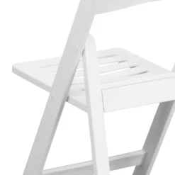 Emma And Oliver 4 Pack 1000 Lb. Capacity White Resin Folding Chair With Slatted Seat -Home office GUEST 1cccc4ae 0b77 4bed b308 9d99b038f1a8