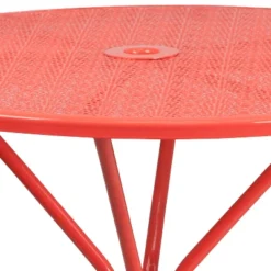 Emma And Oliver Commercial Grade 35.25" RD Indoor-Outdoor Steel Patio Table - Umbrella Hole 15 Emma And Oliver Commercial Grade 35.25" RD Indoor-Outdoor Steel Patio Table - Umbrella Hole -Home office GUEST 1d609ee6 0d7a 4cb8 bdcf 7df21239bcd3