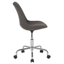 Emma And Oliver Mid-Back Dark Gray Fabric Pneumatic Lift Task Office Chair -Home office GUEST 1d80b10b a719 482d bd93 bea4eba2a753