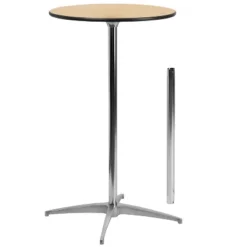 Emma And Oliver Wood Cocktail Dining And Event Table With 30" And 42" Columns -Home office GUEST 1dcc1976 39e7 4089 9dae f38618850466