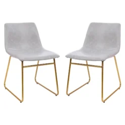 Emma And Oliver 18 Inch Indoor Dining Table Chairs, LeatherSoft Upholstery-Set Of 2 30 Emma And Oliver 18 Inch Indoor Dining Table Chairs, LeatherSoft Upholstery-Set Of 2 -Home office GUEST 1f56840e c0b5 4b15 b99c 22711da9d75c