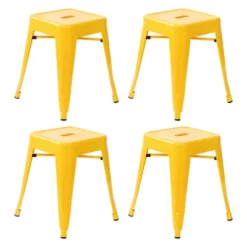 Emma And Oliver 18 Inch Table Height Indoor Stackable Metal Dining Stool-Set Of 4 33 Emma And Oliver 18 Inch Table Height Indoor Stackable Metal Dining Stool-Set Of 4 -Home office GUEST 204c5e25 7efd 473a bc35 e3cf1a7ac8e0