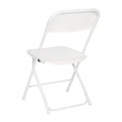 Emma And Oliver 4 Pack Of All-Weather, Extra Wide Contoured Plastic Folding Chairs With Metal Frame And 650 Lb. Static Weight Capacity -Home office GUEST 206a31d9 7fef 488a b39a 0a57a82c6559