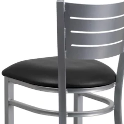 Emma And Oliver Silver Slat Back Metal Restaurant Dining Barstool 13 Emma And Oliver Silver Slat Back Metal Restaurant Dining Barstool -Home office GUEST 216b1eb2 8396 45e4 8bab cccd86babb1a