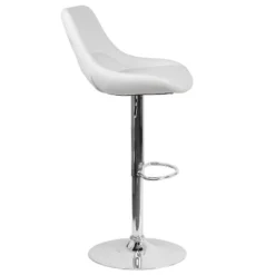 Emma And Oliver Adjustable Height Gas Lift Swivel Bar Stool With Support Pillow - Dining Stool -Home office GUEST 2196f8dc f009 4828 8b02 d4915f1c959d