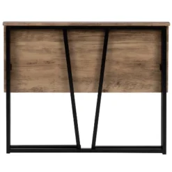 Emma And Oliver Small 36" Rustic Natural Home Office Folding Computer Desk - Laptop Desk -Home office GUEST 235af4e1 2094 42f9 893a eadd84e4cb77