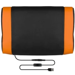 Emma And Oliver Black/Orange Ergonomic Gaming Chair -Recline Back/Arms, Footrest, Massaging Lumbar -Home office GUEST 272cc1d5 fb77 4992 a3a2 531a6fd71d12