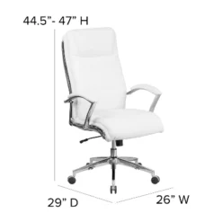 Emma And Oliver High Back Designer Smooth Executive Swivel Office Chair With Arms 16 Emma And Oliver High Back Designer Smooth Executive Swivel Office Chair With Arms -Home office GUEST 2a1479ed 1a28 4625 8de6 99e3f28d91c8
