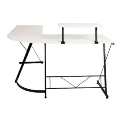 Emma And Oliver L-Shaped Computer Desk, Gaming Desk, Home Office Desk, Frame -Home office GUEST 2a4b46c0 27f5 4a29 991a afde21edbd09