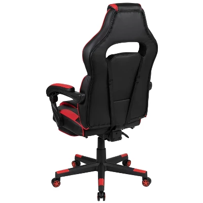 Emma And Oliver Ergonomic Gaming Chair -Recline Back/Arms, Footrest, Massaging Lumbar 12 Emma And Oliver Ergonomic Gaming Chair -Recline Back/Arms, Footrest, Massaging Lumbar - Image 12