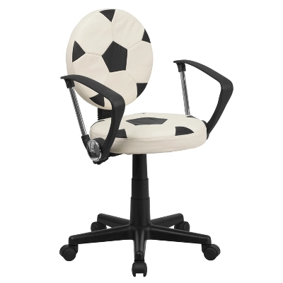 Emma And Oliver Sports Swivel Task Office Chair With Arms 11 Emma And Oliver Sports Swivel Task Office Chair With Arms - Image 11