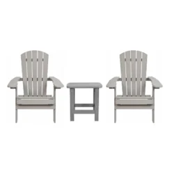 Emma And Oliver Set Of 2 Indoor/Outdoor Folding Adirondack Chairs With Side Table 29 Emma And Oliver Set Of 2 Indoor/Outdoor Folding Adirondack Chairs With Side Table -Home office GUEST 31fe0e17 41d5 41a3 aee7 8f84df5966d2