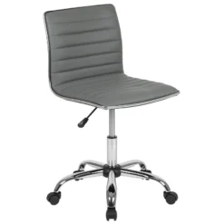 Emma And Oliver Low Back Designer Armless Ribbed Swivel Task Office Chair 31 Emma And Oliver Low Back Designer Armless Ribbed Swivel Task Office Chair -Home office GUEST 34b755b6 b6f9 4005 adb2 3a20d34ebc77