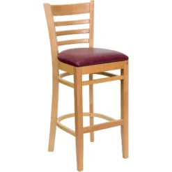 Emma And Oliver Ladder Back Wooden Restaurant Dining Barstool -Home office GUEST 35187be9 8905 4c5c b436 6f6198ccc9e5