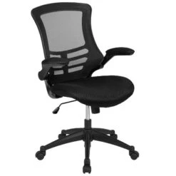 Emma And Oliver Mid-Back Mesh Swivel Ergonomic Task Office Chair With Flip-Up Arms -Home office GUEST 352c84b9 dcb7 456d bf1e 21c08eaa2d43