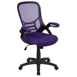 Emma And Oliver High Back Mesh Ergonomic Office Chair With Flip-up Arms -Home office GUEST 3718d287 5b8e 4aa5 acf8 5fc5317e28fa