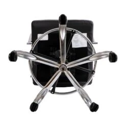 Emma And Oliver Mid-Back LeatherSoft Drafting Chair With Adjustable Foot Ring And Chrome Base -Home office GUEST 3741c576 115d 4661 b6bb 300fe63099b5