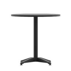 Emma And Oliver 27.5'' Round Aluminum Indoor-Outdoor Table With Base -Home office GUEST 39c0bf88 1aca 4da5 9bd1 1814e894ba61