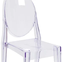 Emma And Oliver Ghost Side Chair In Transparent Crystal -Home office GUEST 3bedf9b6 297c 47f9 8961 7b8fee84f652