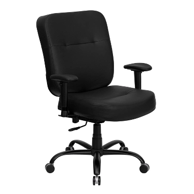 Emma And Oliver 400 Lb. Big & Tall High Back Rectangular Back Ergonomic Office Chair & Arms 5 Emma And Oliver 400 Lb. Big & Tall High Back Rectangular Back Ergonomic Office Chair & Arms - Image 5