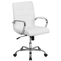 Emma And Oliver Mid-Back Executive Swivel Office Chair With Metal Frame And Arms 31 Emma And Oliver Mid-Back Executive Swivel Office Chair With Metal Frame And Arms -Home office GUEST 3e0aa052 15be 4e03 ab8a ce6db71cf20c