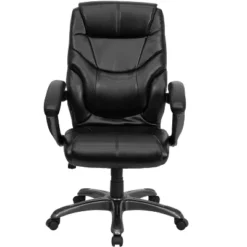 Emma And Oliver High Back LeatherSoft Executive Ergonomic Office Chair-Arms -Home office GUEST 412fac32 1567 4ed5 bee6 d8caefa7694b