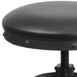 Emma And Oliver 24" Counter Height Stool With Swivel Lift Black LeatherSoft Seat -Home office GUEST 418fbe2c 93f8 4f37 ac9e 85c5c58867a9