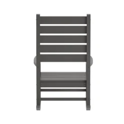 Emma And Oliver Set Of 2 Contemporary Rocking Chairs, All-Weather HDPE Indoor/Outdoor Rockers -Home office GUEST 424db3e0 d19d 4122 9d8e ba19a3027c01
