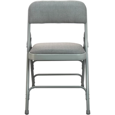 Emma And Oliver 2-pack Padded Metal Folding Chair - Fabric Seat 3 Emma And Oliver 2-pack Padded Metal Folding Chair - Fabric Seat - Image 3