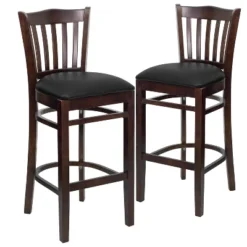 Emma And Oliver 2 Pack Vertical Slat Back Wooden Restaurant Barstool 33 Emma And Oliver 2 Pack Vertical Slat Back Wooden Restaurant Barstool -Home office GUEST 480106be c1a6 4f27 9de9 90c24238d93e