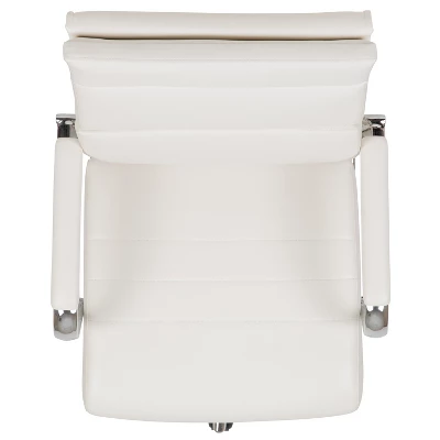 Emma And Oliver High Back LeatherSoft Contemporary Panel Executive Swivel Office Chair 8 Emma And Oliver High Back LeatherSoft Contemporary Panel Executive Swivel Office Chair - Image 8