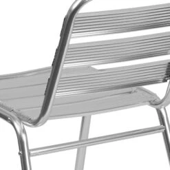 Emma And Oliver Aluminum Indoor-Outdoor Stack Chair With Triple Slat Back 13 Emma And Oliver Aluminum Indoor-Outdoor Stack Chair With Triple Slat Back -Home office GUEST 4c7b9f23 66fb 45f4 b60e f86e2ba7740f